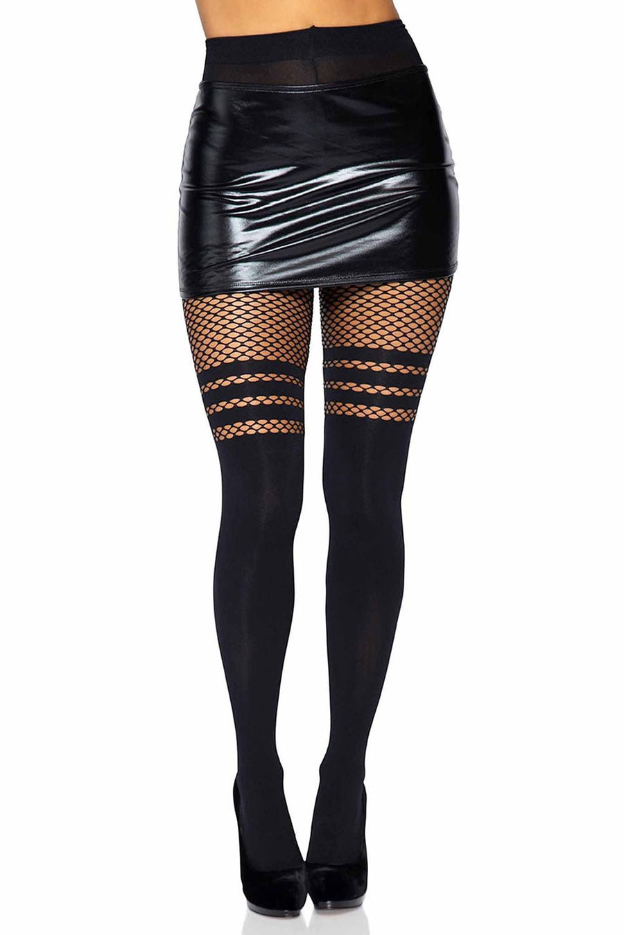 Faux Thigh High Tights - socks & stockings - VampireFreaks - Leg Avenue