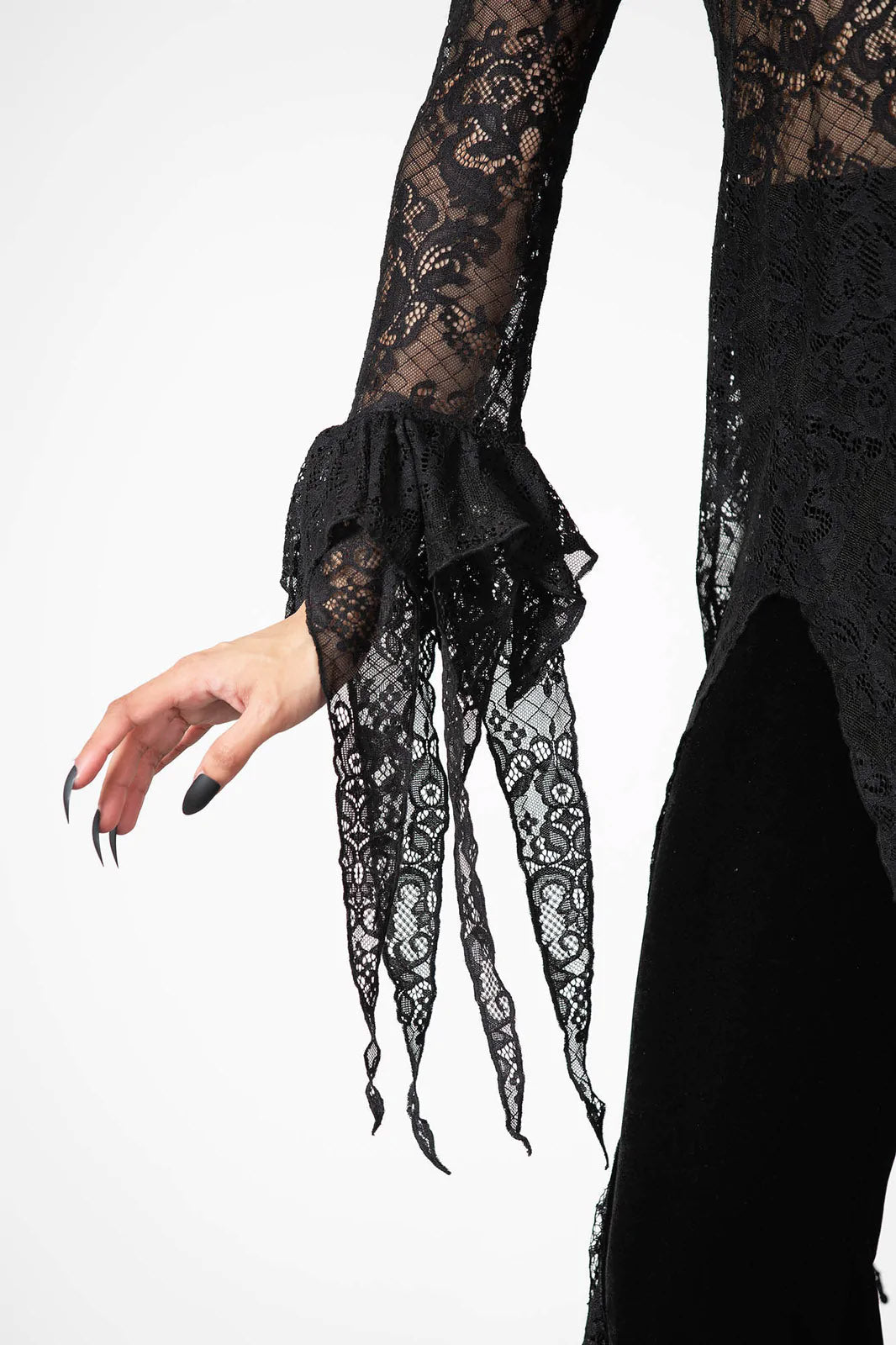 Faythe Lace Top - womens tops - VampireFreaks - Killstar