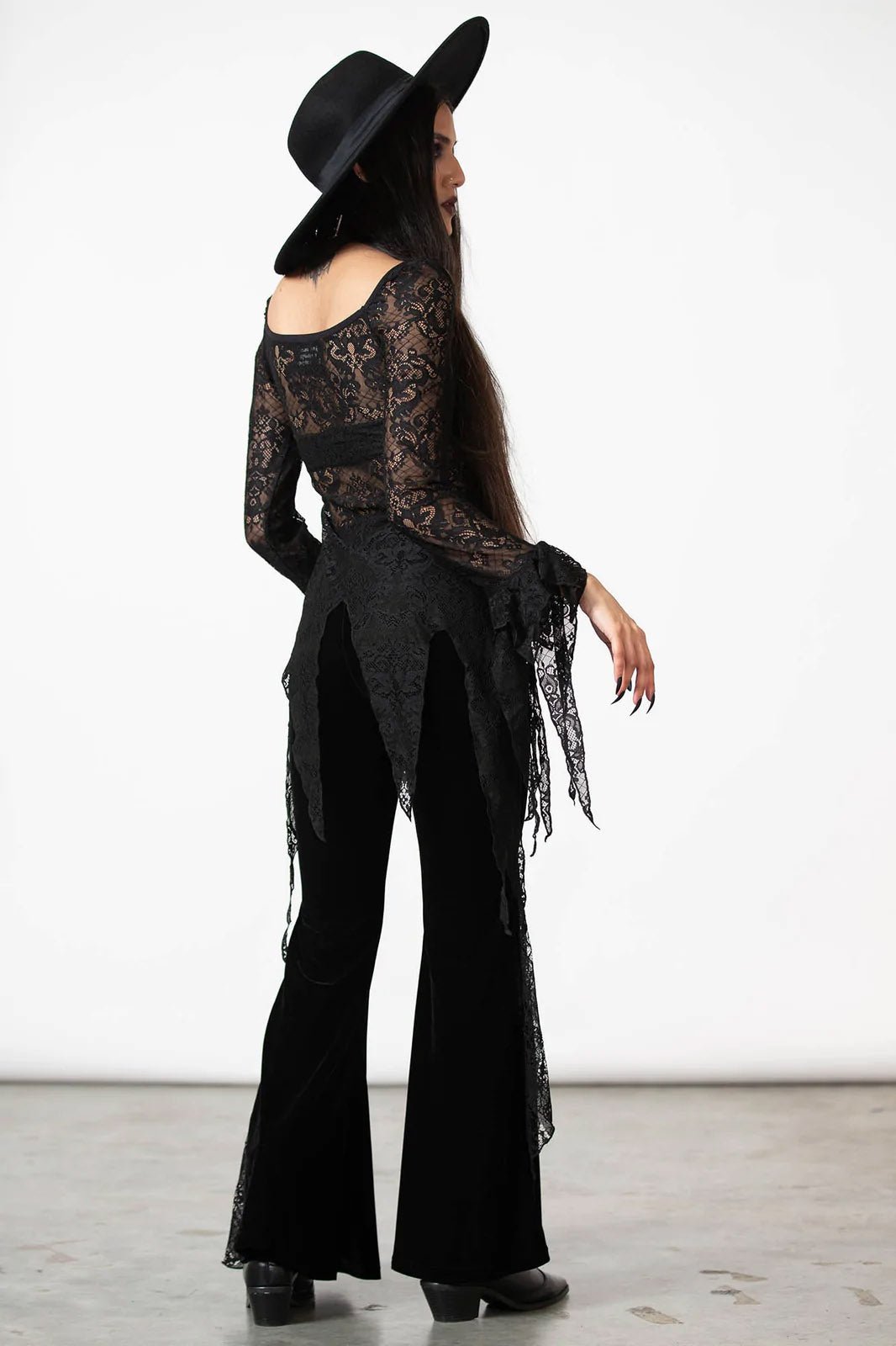 Faythe Lace Top - womens tops - VampireFreaks - Killstar