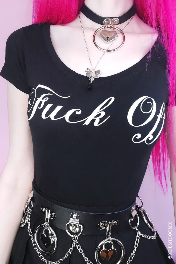 F*ck Off T-shirt - graphic t-shirt - VampireFreaks - VampireFreaks