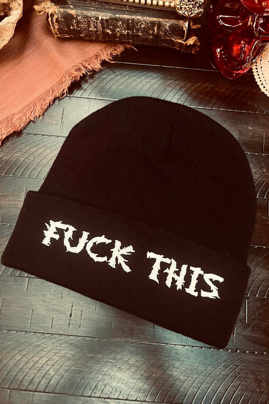 F*ck This Beanie - hats & scarves & headwear - VampireFreaks - VampireFreaks