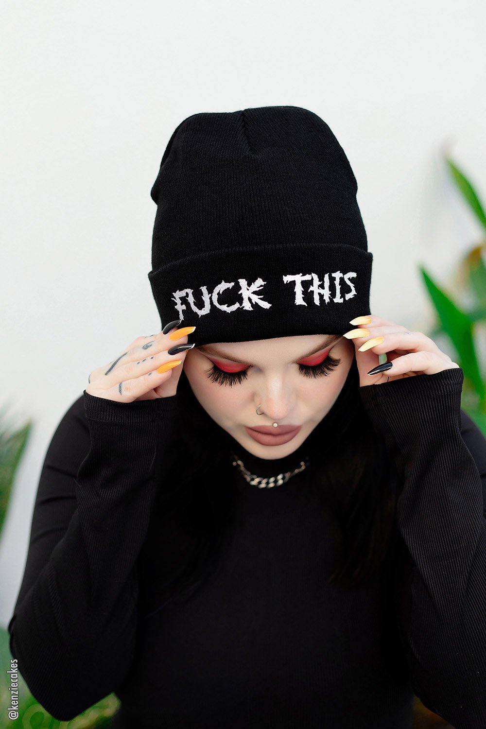 F*ck This Beanie - hats & scarves & headwear - VampireFreaks - VampireFreaks