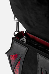 vegan leather gothic cathedral shoulder bag by restyle