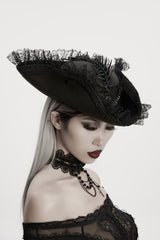 ruffled pirate hat