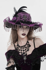 large summer goth hat