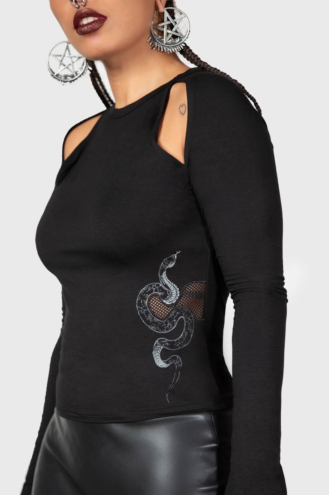 Femme Fangs Top - womens tops - VampireFreaks - Killstar