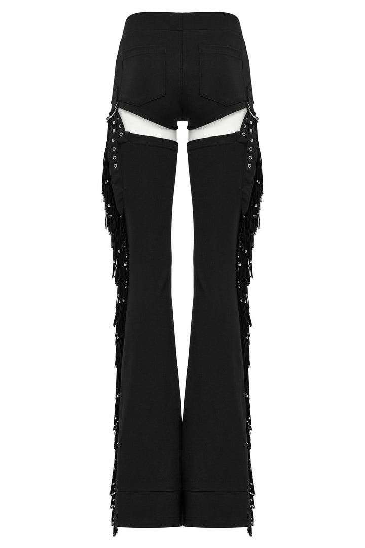 dark boho goth pants by punk rave 
