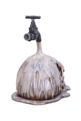 gothic pirate skull figurine