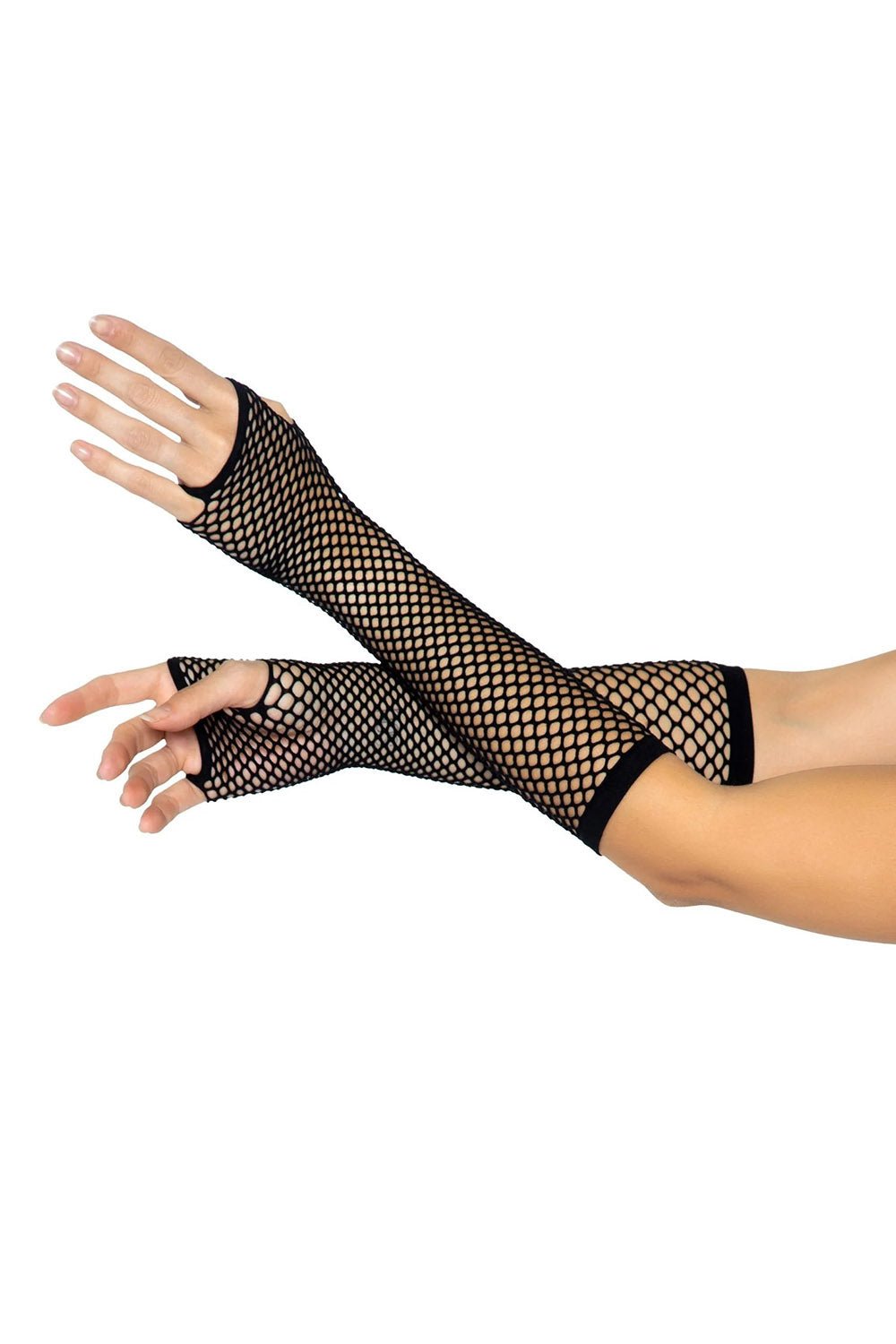 Fishnet Fingerless Gloves - gloves & armwarmers - VampireFreaks - Leg Avenue