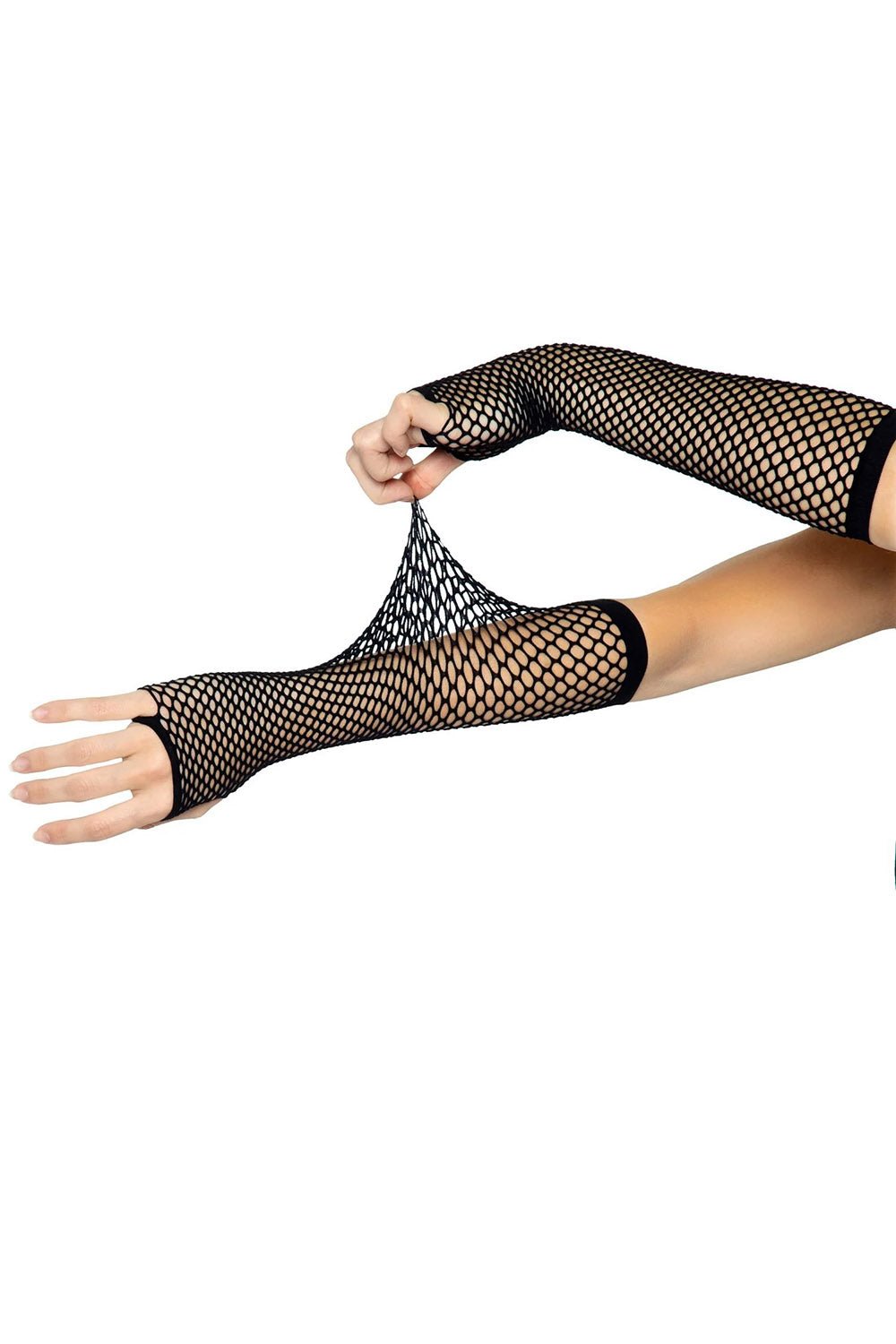 Fishnet Fingerless Gloves - gloves & armwarmers - VampireFreaks - Leg Avenue