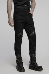 mens slim firt goth pants