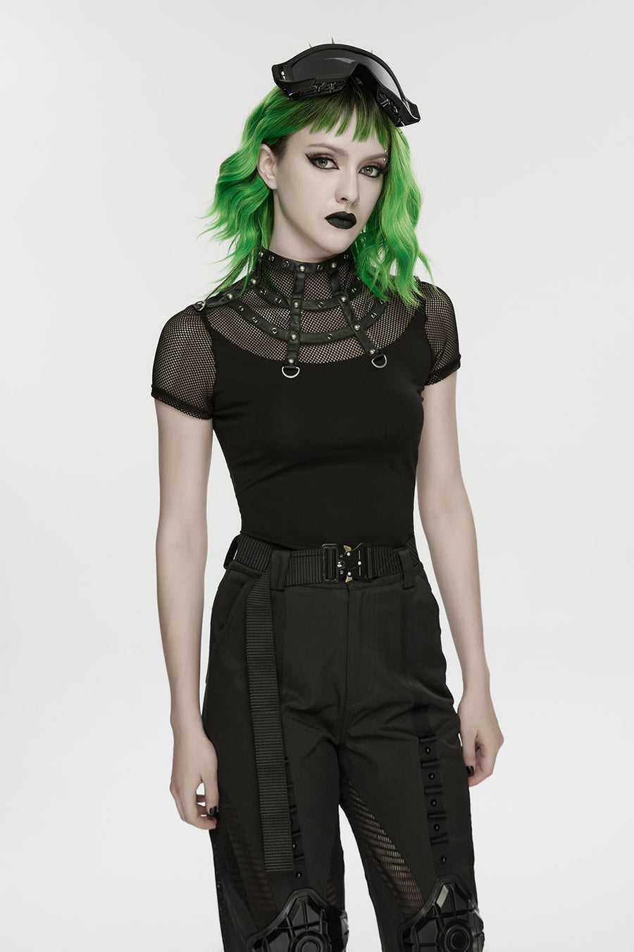 womens fishnet shirt