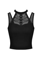 fishnet tank top