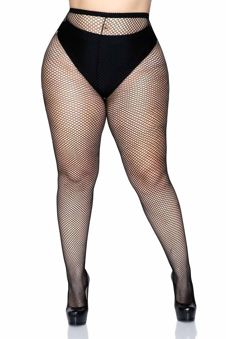 Fishnet Tights [PLUS SIZE] - socks & stockings - VampireFreaks - Leg Avenue