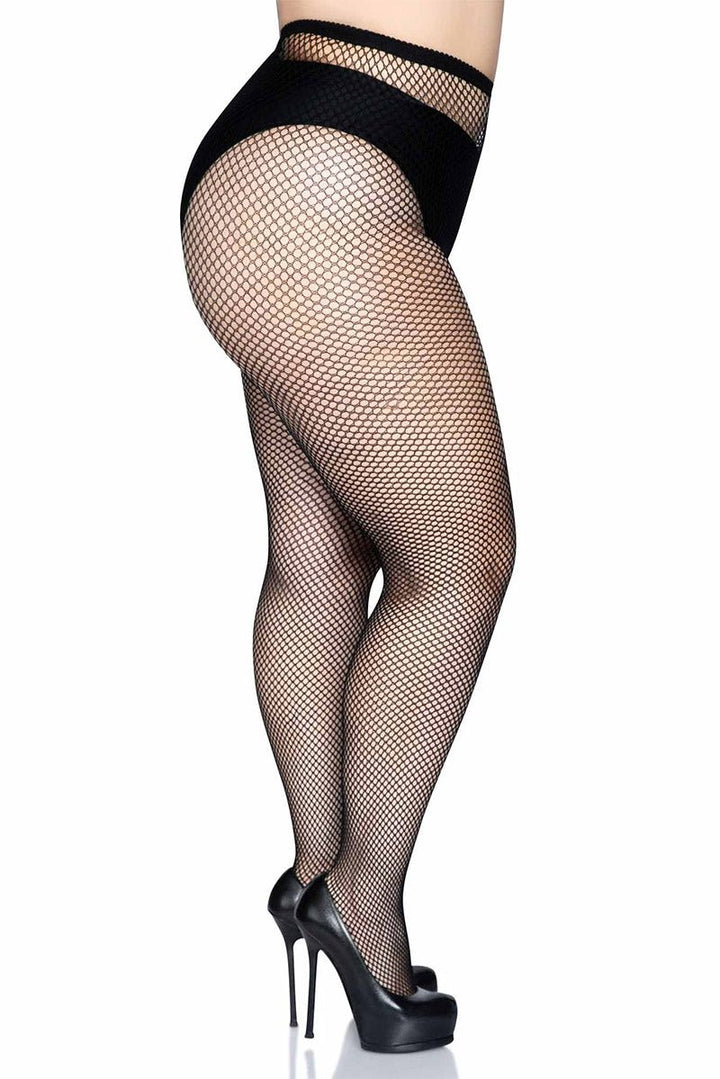 Fishnet Tights [PLUS SIZE] - socks & stockings - VampireFreaks - Leg Avenue