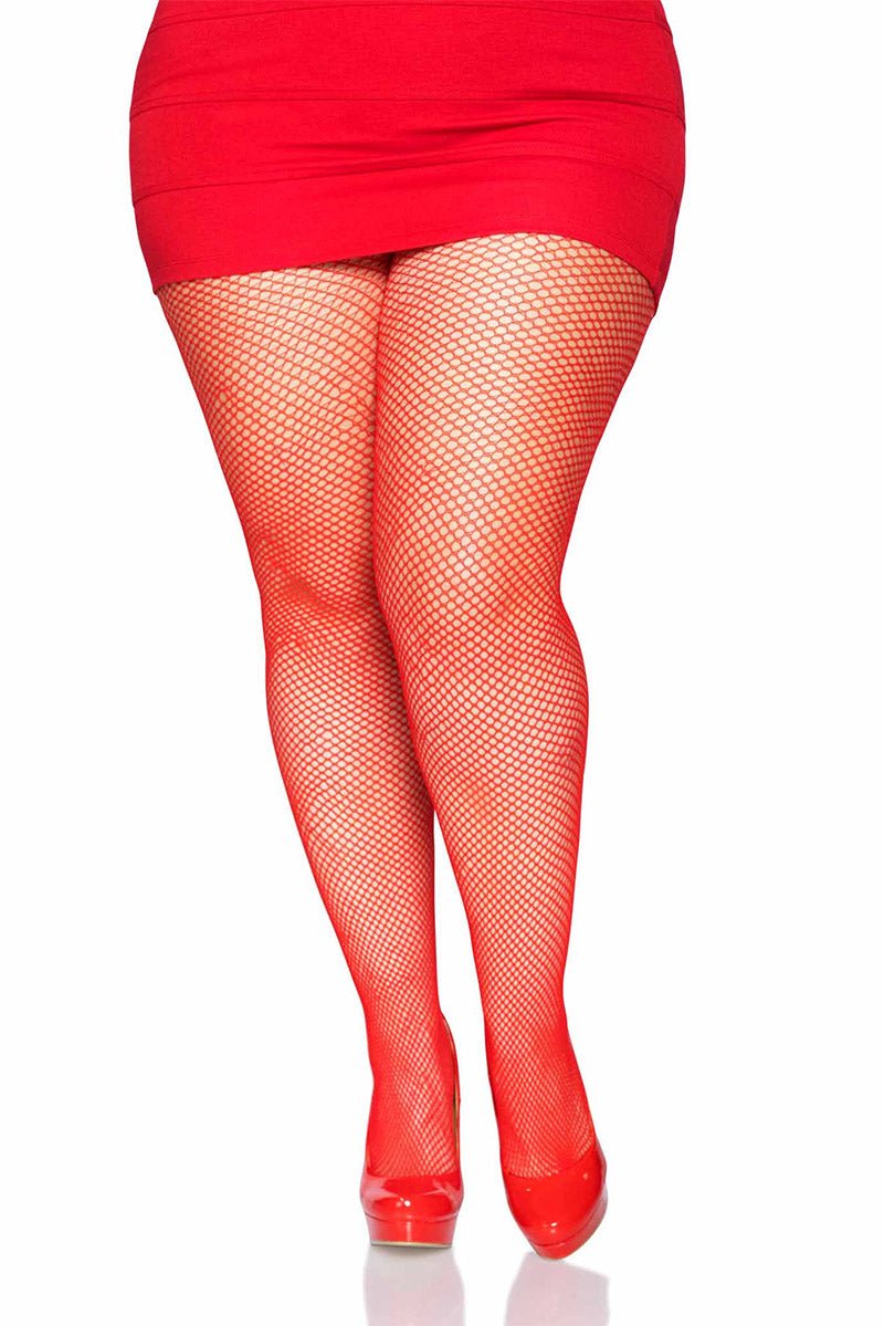 Fishnet Tights [PLUS SIZE] - socks & stockings - VampireFreaks - Leg Avenue