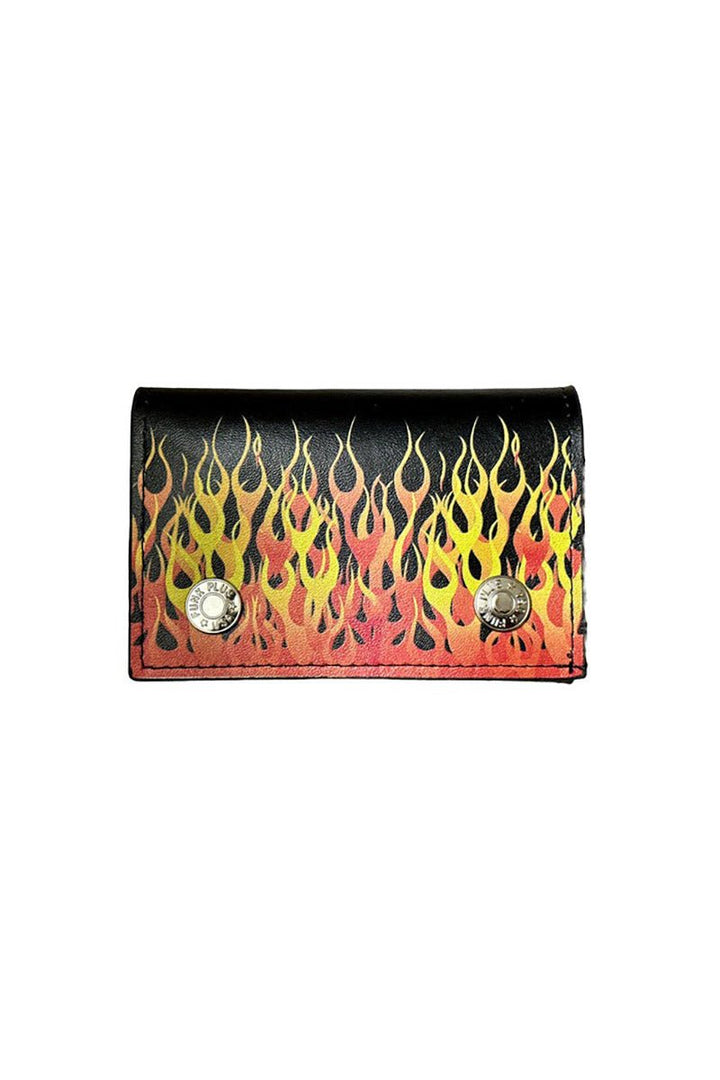 Flame Bound Biker Wallet - bags & wallets - VampireFreaks - Funk Plus