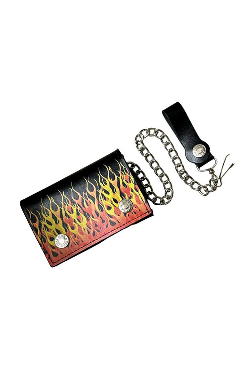 Flame Bound Biker Wallet