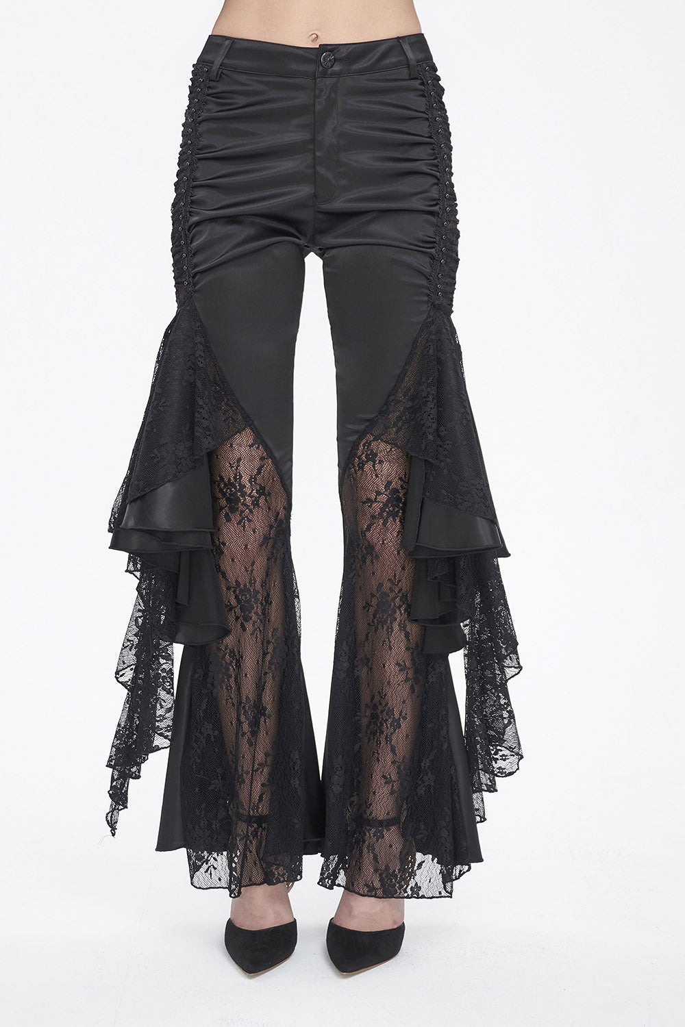 womens gothic lace pants
