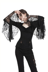 square neckline gothic top