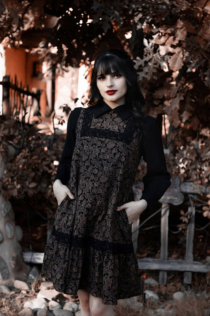 vintage inspired witch dress