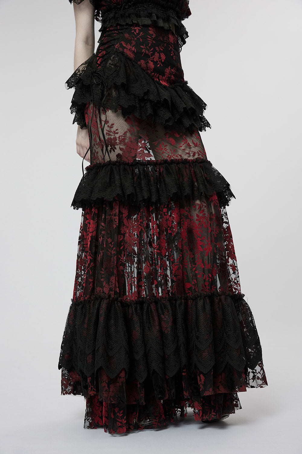 womens victorian goth skirt
