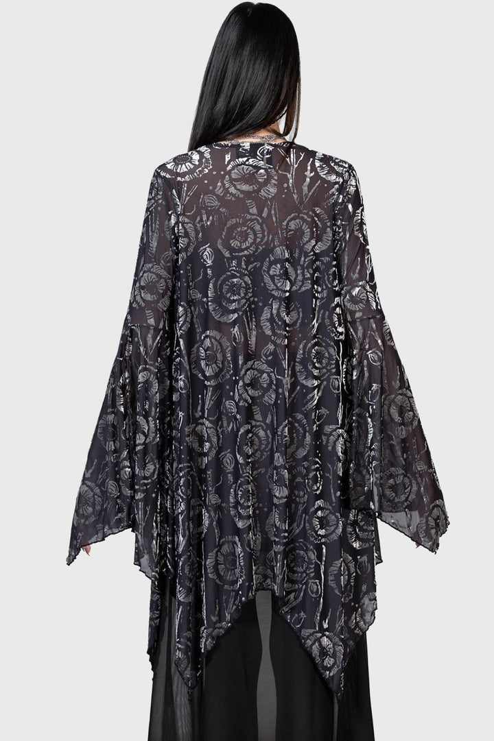 Flowering Fear Shawl - womens outerwear - VampireFreaks - Killstar