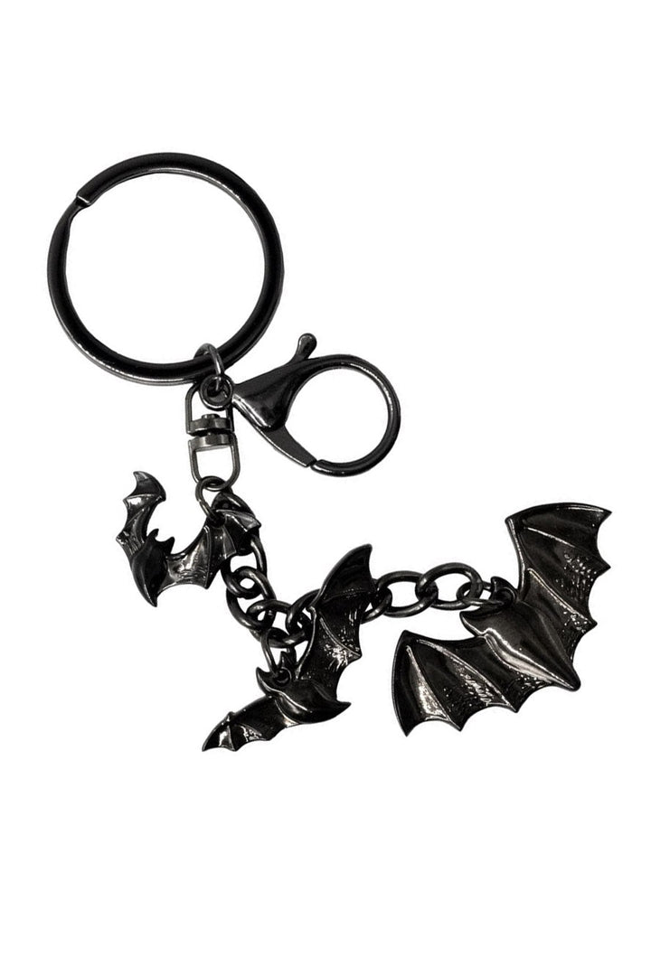 Flying Bats Charm Keychain - jewelry - VampireFreaks - Kreepsville