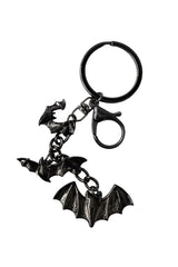 Flying Bats Charm Keychain - jewelry - VampireFreaks - Kreepsville