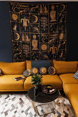 Folk Horror Decorative Sheet - housewares - VampireFreaks - Killstar