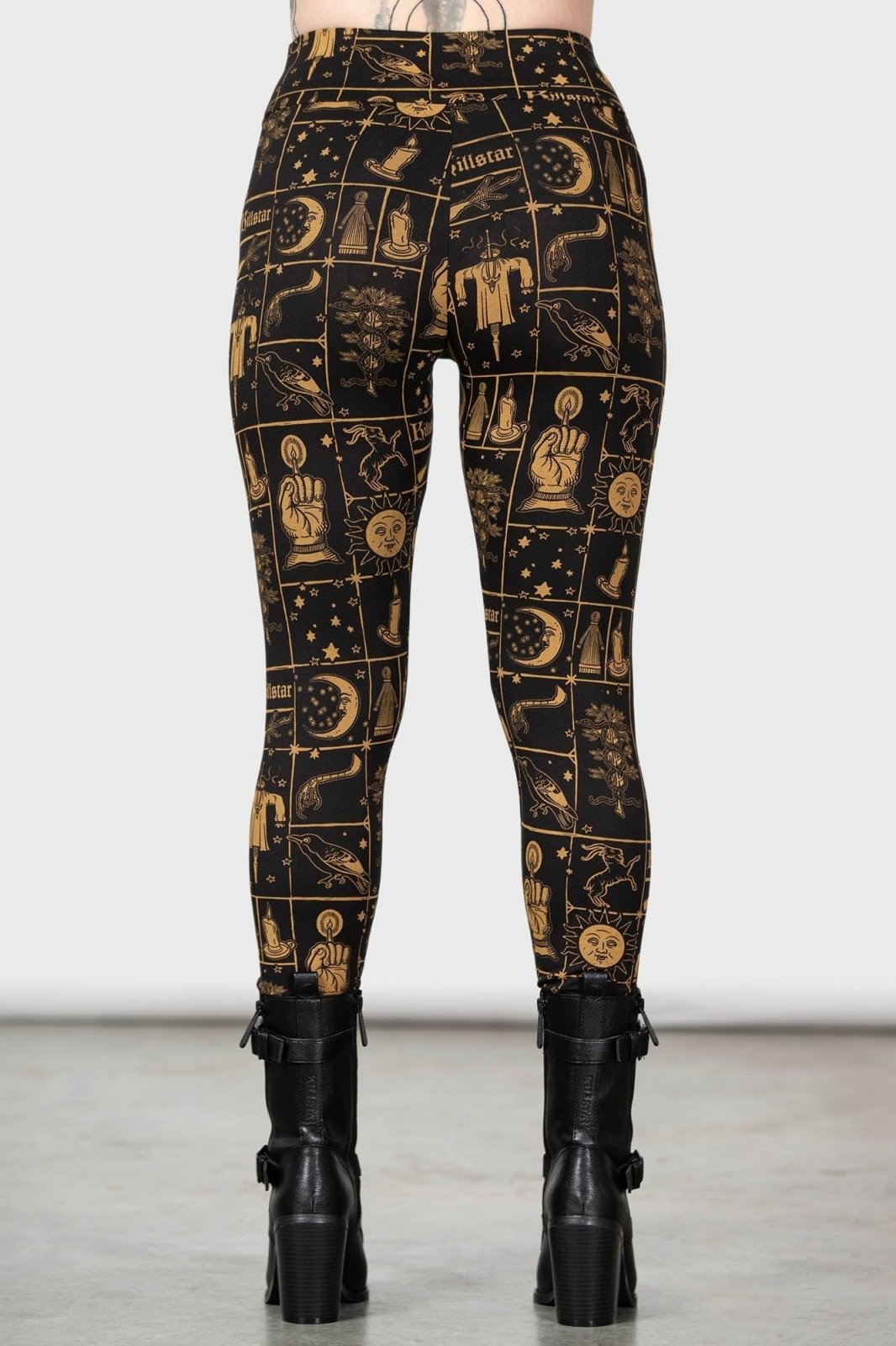 Folk Horror Leggings - womens bottoms - VampireFreaks - Killstar