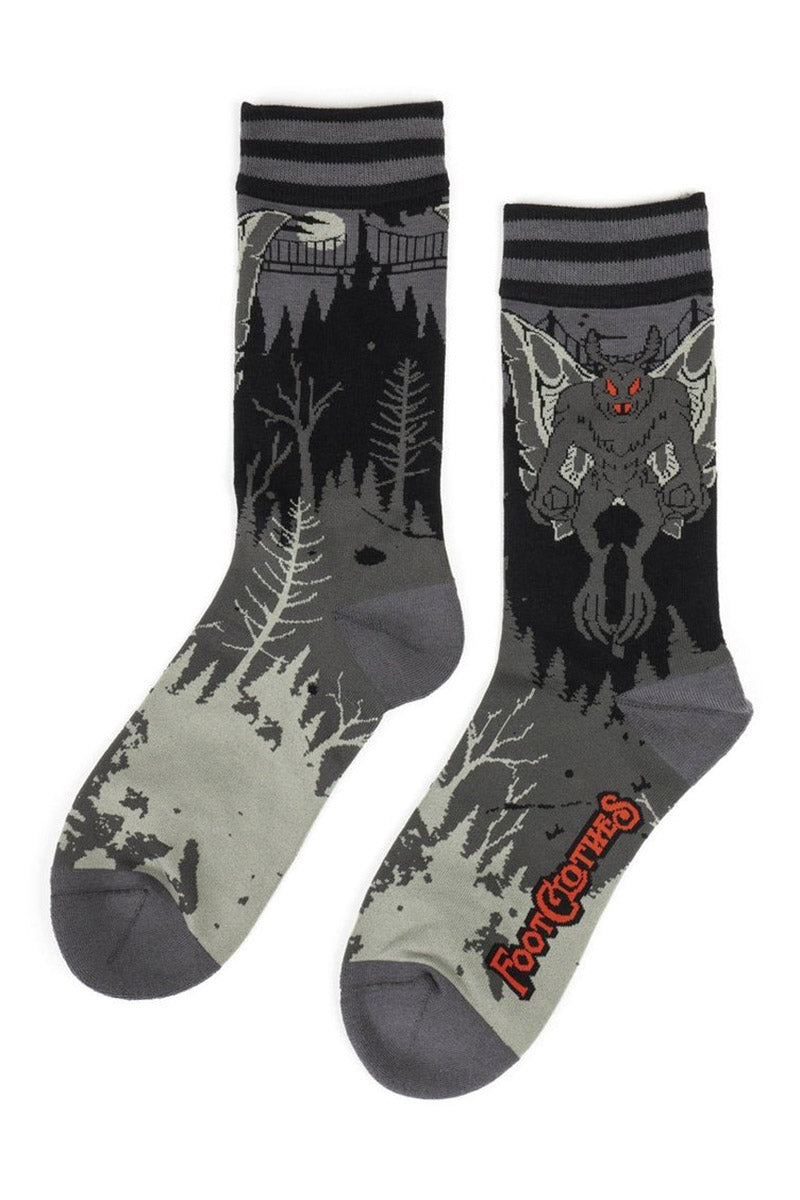 dark horror mothman socks