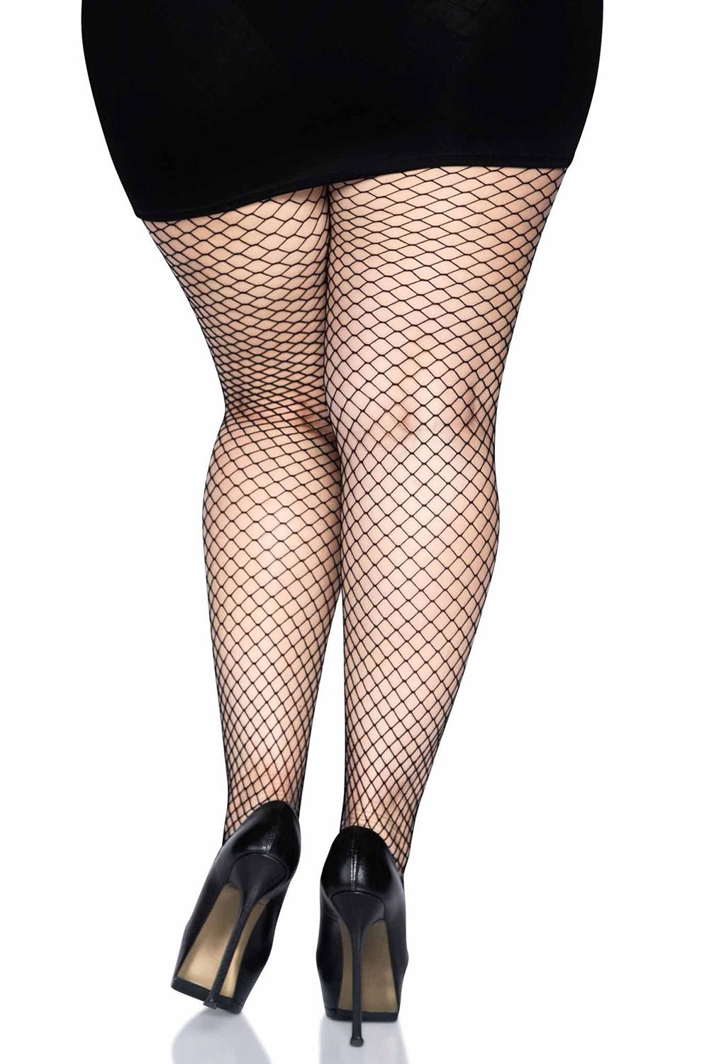 Forebode Fishnet Tights [PLUS SIZE] - socks & stockings - VampireFreaks - Leg Avenue