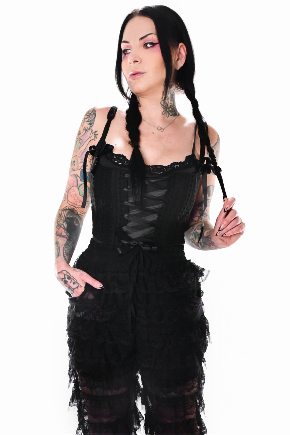 womens dark cottagecore corset