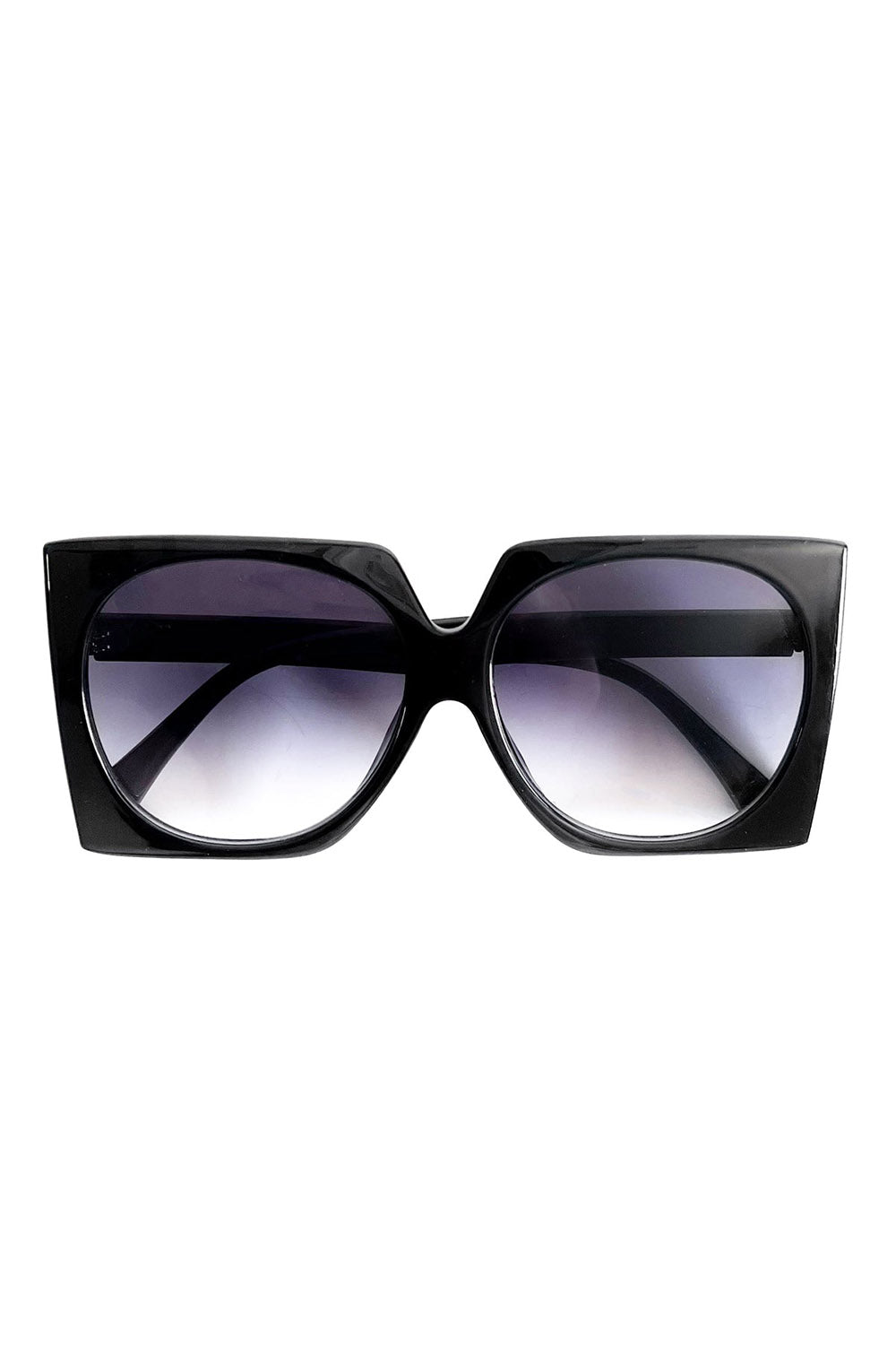 uv-protected oversized large black sunglasses by foxblood