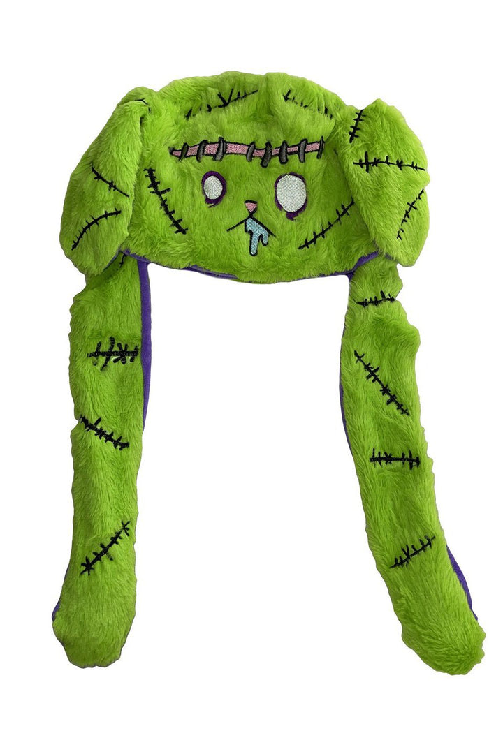 Franken - Bunny Hat [GREEN] - hats & scarves & headwear - VampireFreaks - Whatever 21 X Friends4Evr