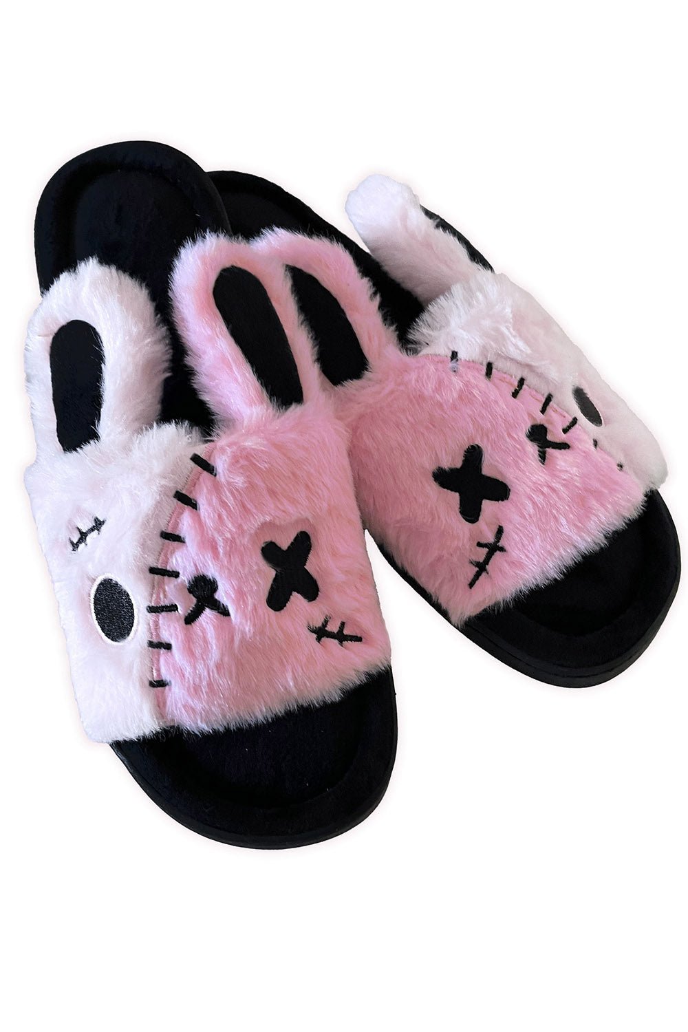 Franken Bunny Slippers - womens shoes - VampireFreaks - Em & Sprout