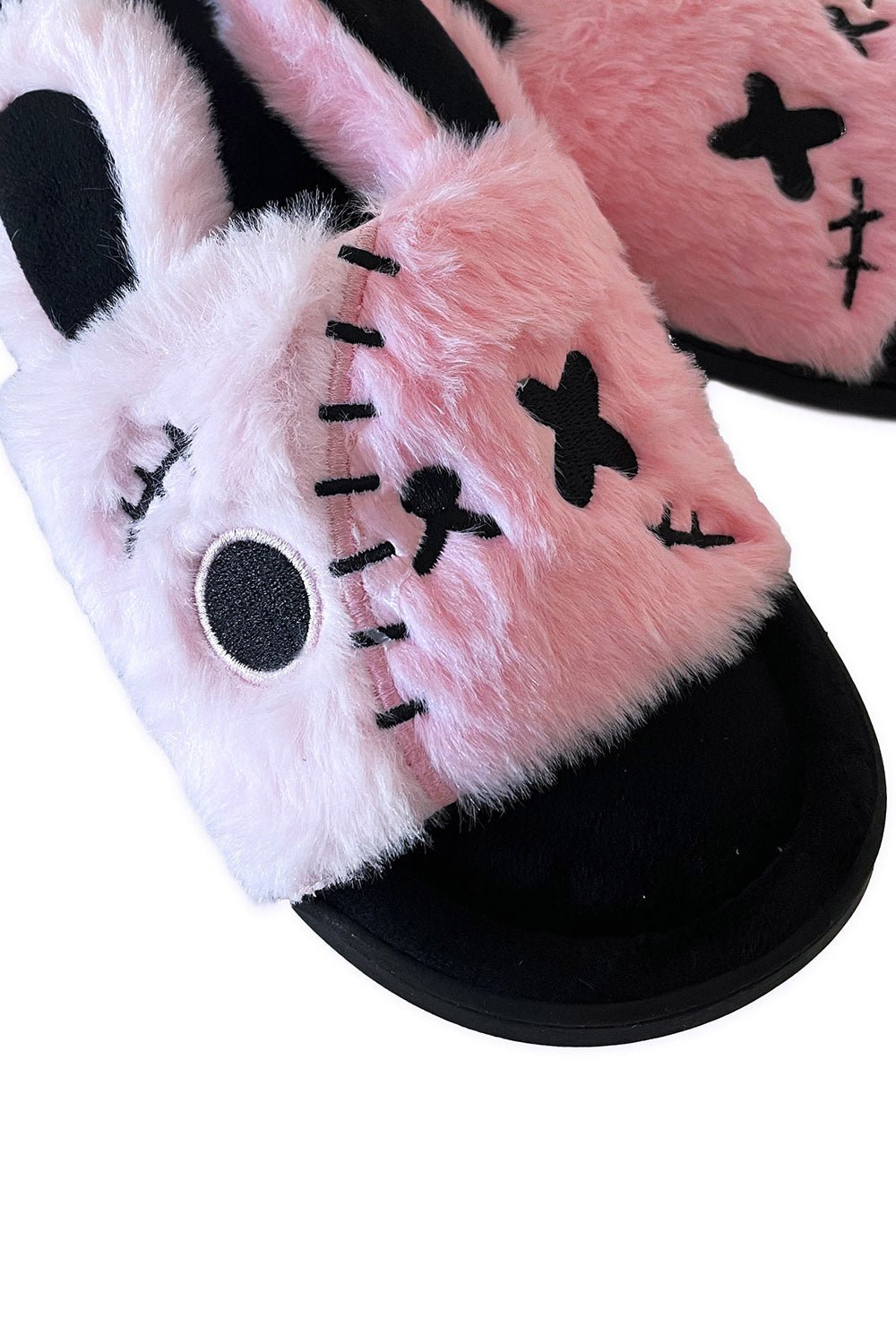 Franken Bunny Slippers - womens shoes - VampireFreaks - Em & Sprout