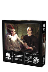 Frankenstein with Bride Jigsaw Puzzle 1,000 pc - toys - VampireFreaks - Trick or Treat Studios