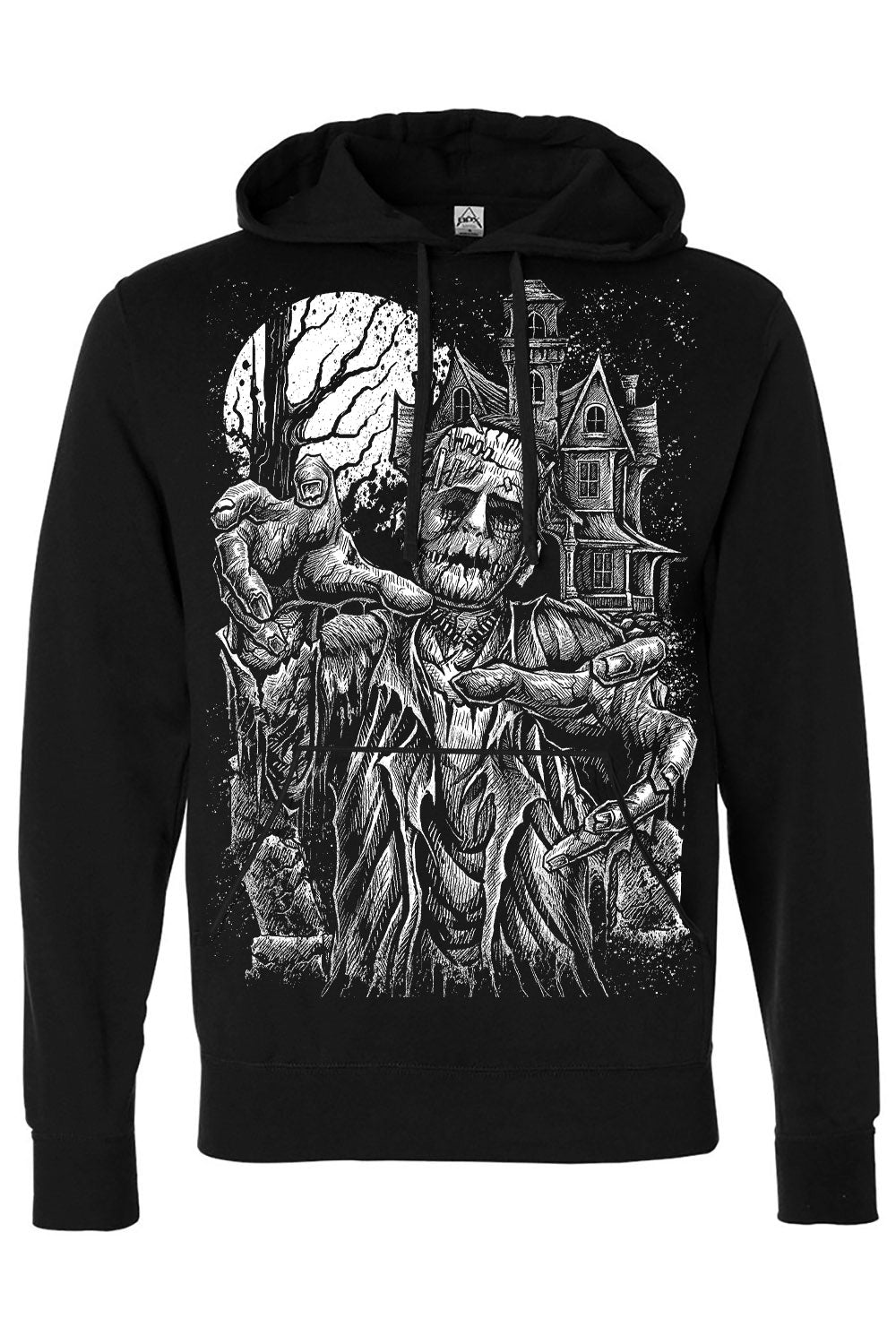 horror haunted house hoodie