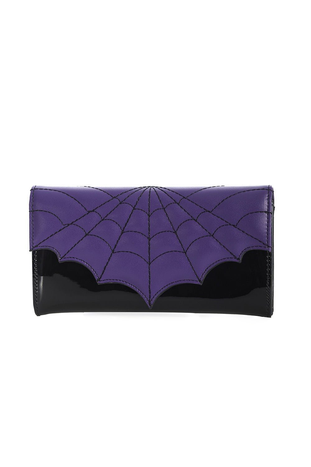 Frankenwebs Wallet [PURPLE] - bags & wallets - VampireFreaks - Banned Apparel / Lost Queen