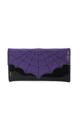 Frankenwebs Wallet [PURPLE] - bags & wallets - VampireFreaks - Banned Apparel / Lost Queen