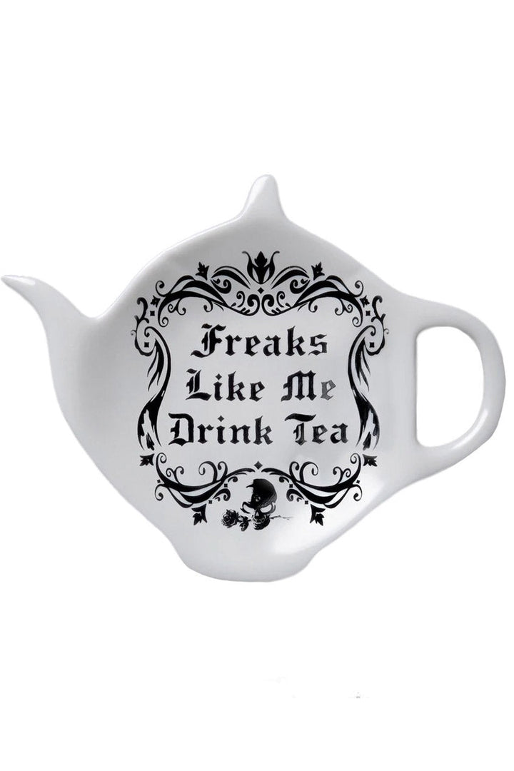 Freaks Like Me Tea Bag & Spoon Rest - housewares - VampireFreaks - Alchemy