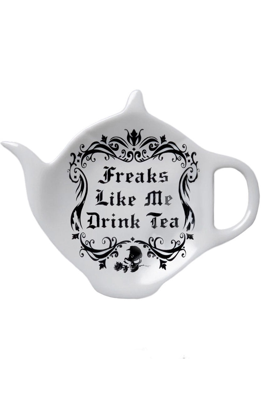 Freaks Like Me Tea Bag & Spoon Rest