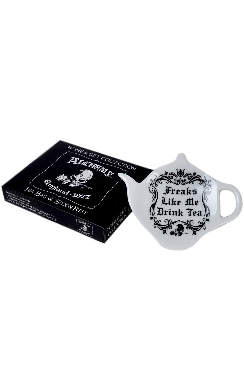 Freaks Like Me Tea Bag & Spoon Rest