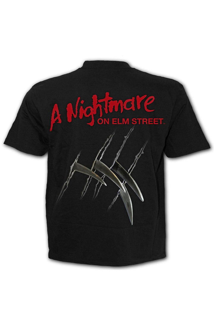 Freddy Claws: Nightmare on Elm Street T-Shirt - graphic t-shirt - VampireFreaks - Spiral