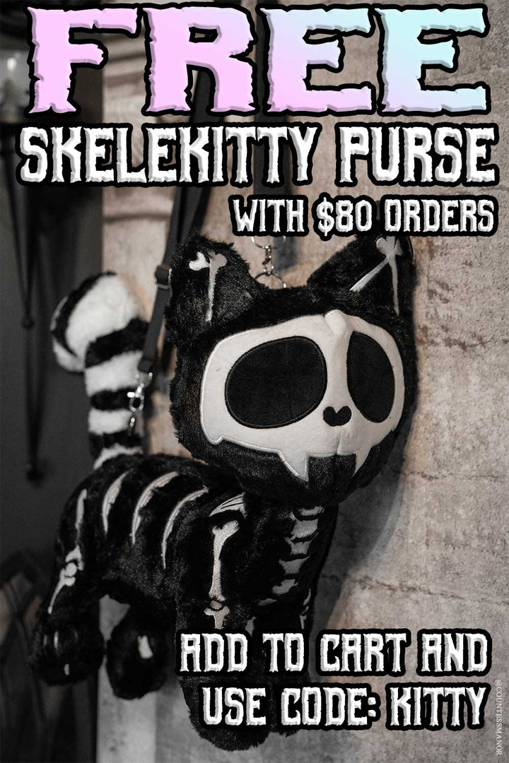 Skelekitty Purse