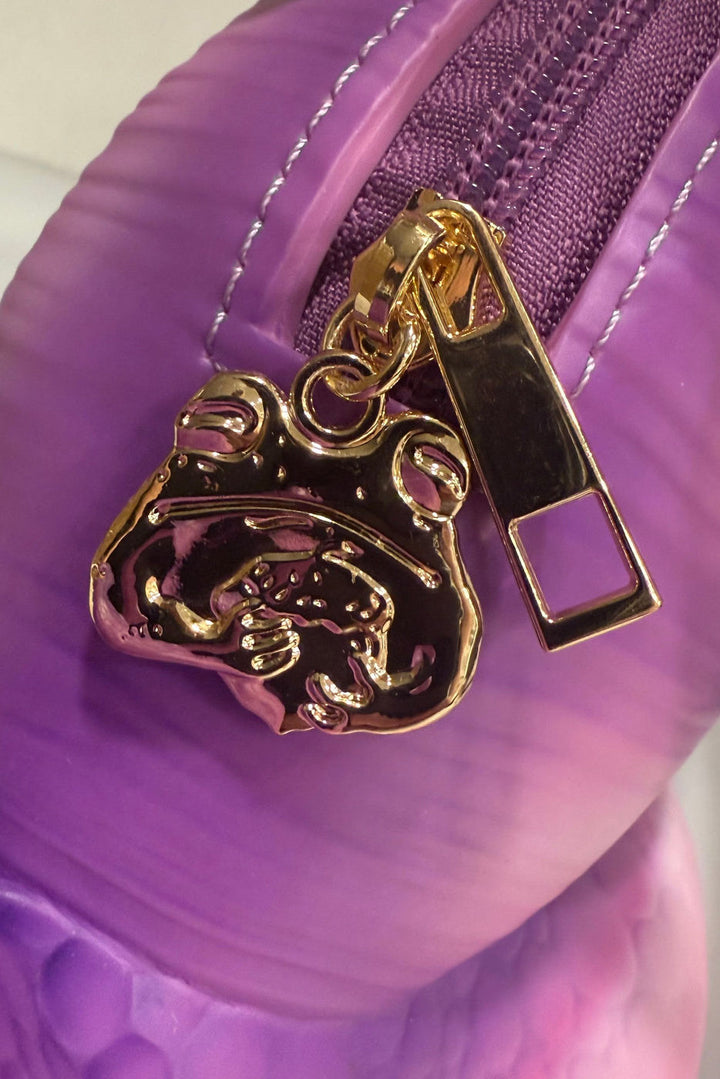 gold toad keychain