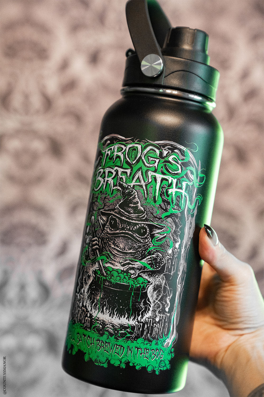 stainless steel toad water bottle