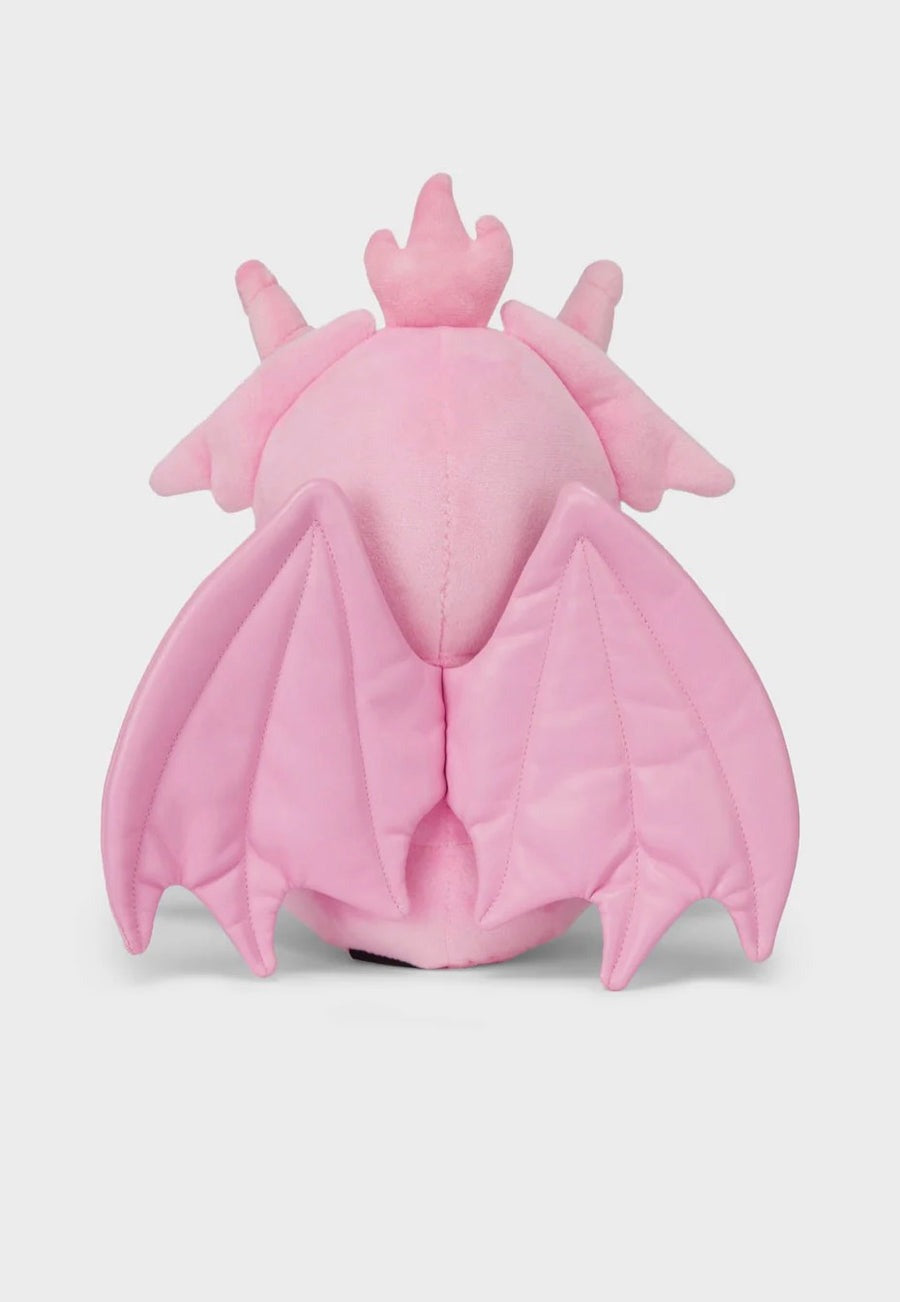 pink goth dragon plushie